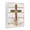Stupell Industries Spiritual Easter Cross Spring Blossoms Framed Giclee Art